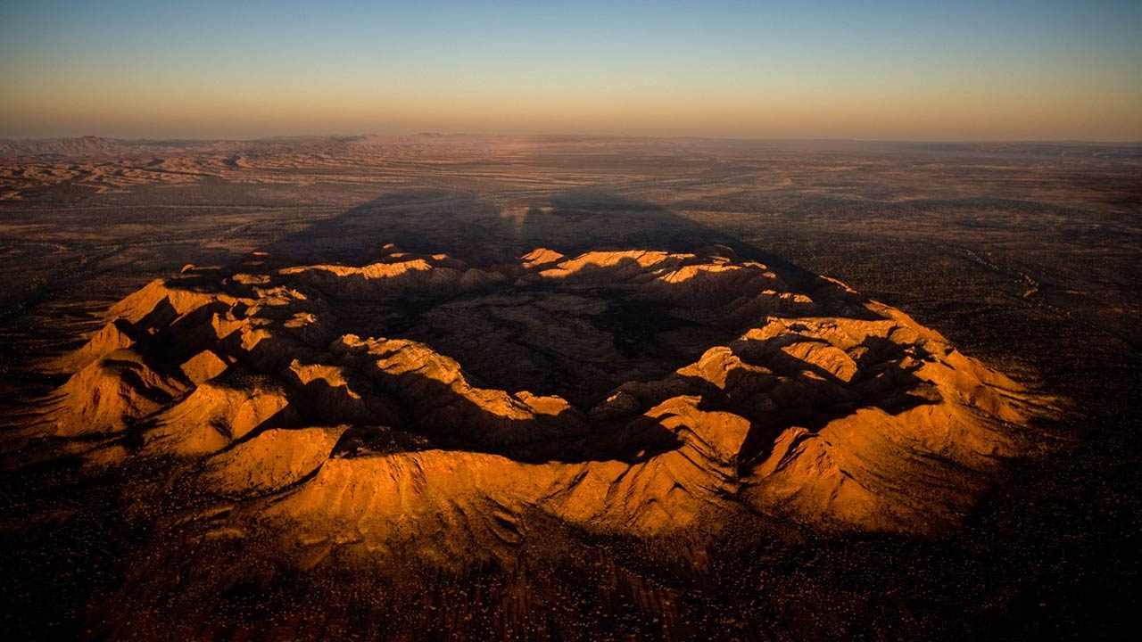 los cráteres más grandes del mundo